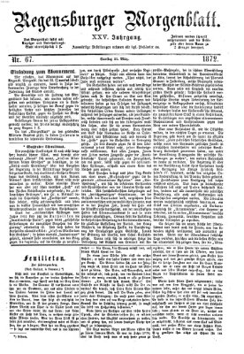 Regensburger Morgenblatt Samstag 23. März 1872