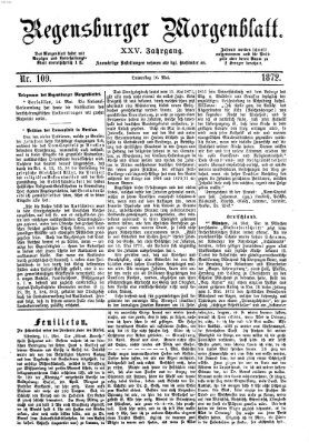 Regensburger Morgenblatt Donnerstag 16. Mai 1872