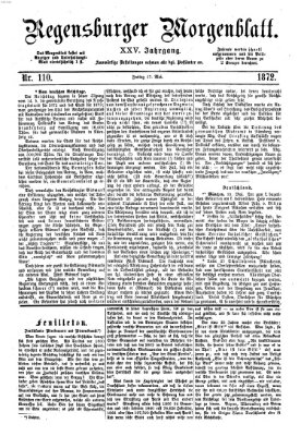 Regensburger Morgenblatt Freitag 17. Mai 1872