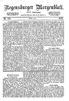 Regensburger Morgenblatt Dienstag 4. Juni 1872