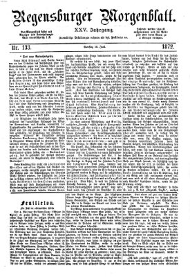 Regensburger Morgenblatt Samstag 15. Juni 1872