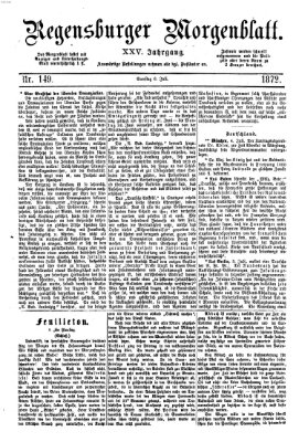 Regensburger Morgenblatt Samstag 6. Juli 1872