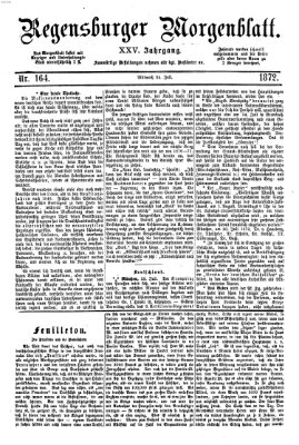 Regensburger Morgenblatt Mittwoch 24. Juli 1872