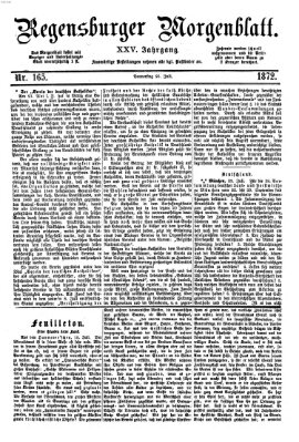 Regensburger Morgenblatt Donnerstag 25. Juli 1872