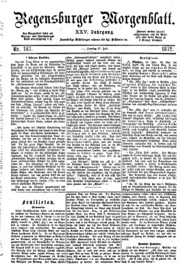 Regensburger Morgenblatt Samstag 27. Juli 1872