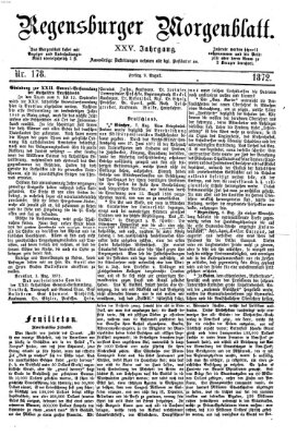 Regensburger Morgenblatt Freitag 9. August 1872