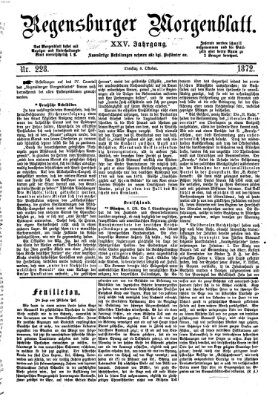 Regensburger Morgenblatt Dienstag 8. Oktober 1872