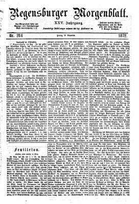 Regensburger Morgenblatt Freitag 13. Dezember 1872