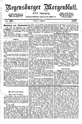 Regensburger Morgenblatt Dienstag 31. Dezember 1872