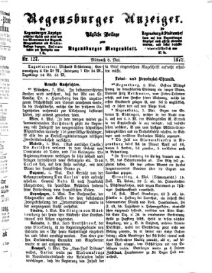 Regensburger Anzeiger Mittwoch 8. Mai 1872