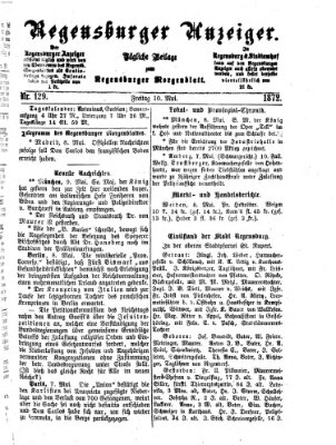 Regensburger Anzeiger Freitag 10. Mai 1872