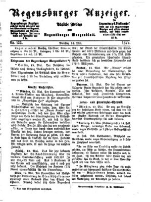 Regensburger Anzeiger Dienstag 14. Mai 1872