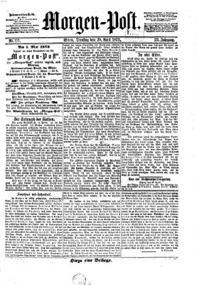 Morgenpost Dienstag 29. April 1873