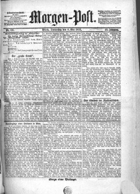 Morgenpost Donnerstag 8. Mai 1873