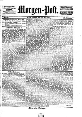 Morgenpost Samstag 24. Mai 1873