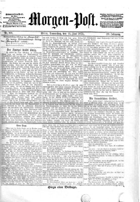 Morgenpost Donnerstag 12. Juni 1873