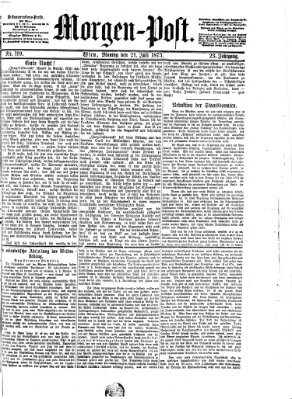 Morgenpost Montag 21. Juli 1873