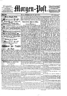 Morgenpost Mittwoch 30. Juli 1873