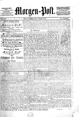 Morgenpost Samstag 2. August 1873