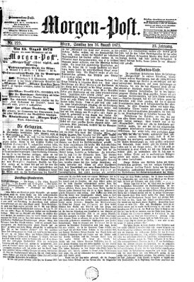 Morgenpost Samstag 16. August 1873