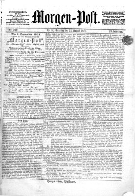 Morgenpost Sonntag 31. August 1873