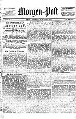 Morgenpost Montag 1. September 1873