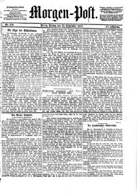 Morgenpost Freitag 12. September 1873