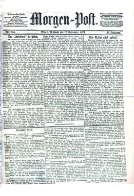 Morgenpost Mittwoch 17. September 1873