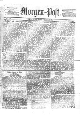 Morgenpost Freitag 19. September 1873