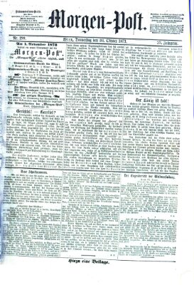 Morgenpost Donnerstag 30. Oktober 1873