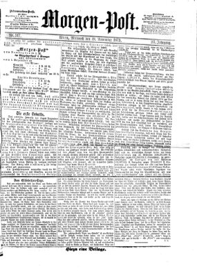 Morgenpost Mittwoch 19. November 1873