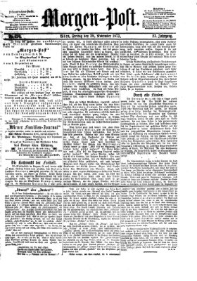 Morgenpost Freitag 28. November 1873