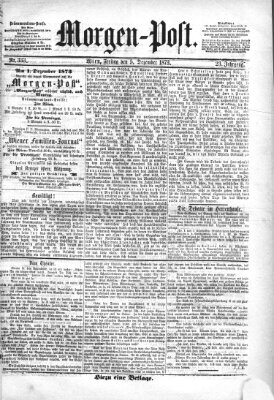 Morgenpost Freitag 5. Dezember 1873