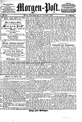 Morgenpost Donnerstag 25. Dezember 1873