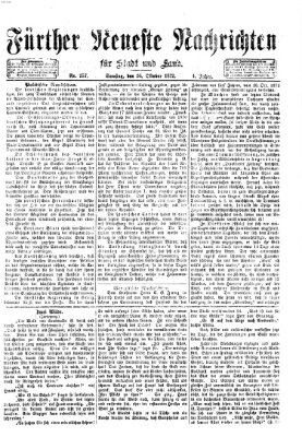 Fürther neueste Nachrichten für Stadt und Land (Fürther Abendzeitung) Samstag 26. Oktober 1872