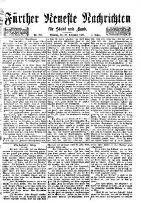 Fürther neueste Nachrichten für Stadt und Land (Fürther Abendzeitung) Sonntag 29. Dezember 1872