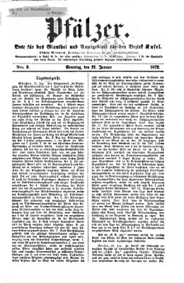 Pfälzer Sonntag 21. Januar 1872