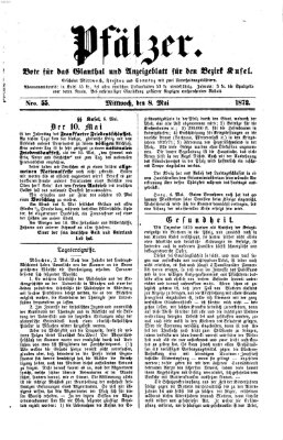 Pfälzer Mittwoch 8. Mai 1872