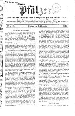 Pfälzer Freitag 6. Dezember 1872