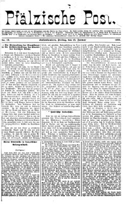 Pfälzische Post Freitag 19. Januar 1872