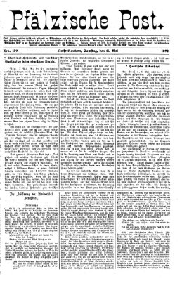 Pfälzische Post Samstag 11. Mai 1872