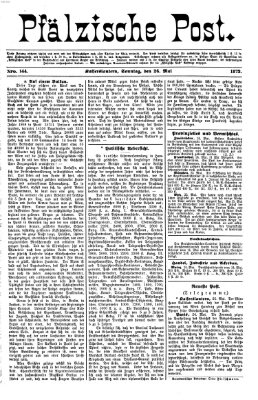 Pfälzische Post Sonntag 26. Mai 1872