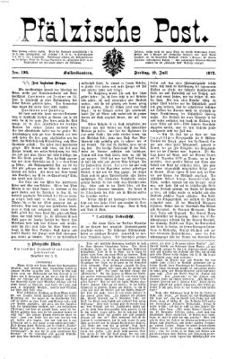 Pfälzische Post Freitag 19. Juli 1872