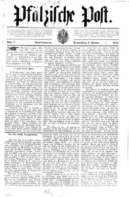 Pfälzische Post Donnerstag 2. Januar 1873