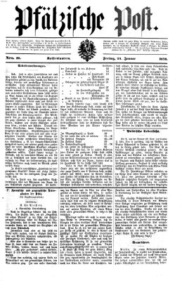 Pfälzische Post Freitag 24. Januar 1873