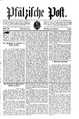 Pfälzische Post Dienstag 28. Januar 1873