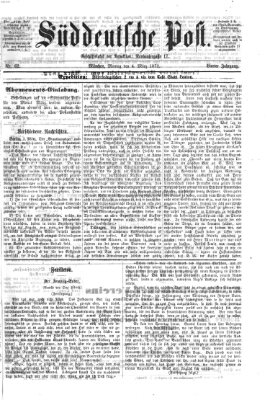 Süddeutsche Post Montag 4. März 1872