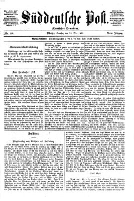 Süddeutsche Post Samstag 25. Mai 1872