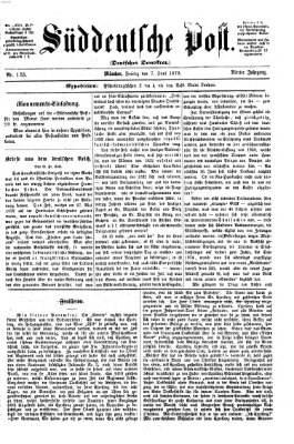 Süddeutsche Post Freitag 7. Juni 1872