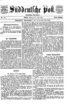 Süddeutsche Post Sonntag 9. Juni 1872